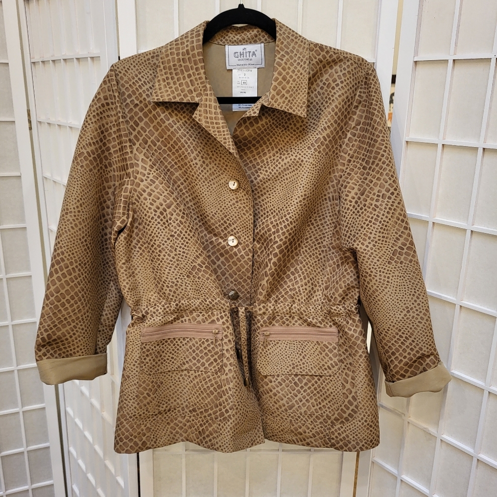 Ghita Lightweight Jacket, made in Italy, size 44